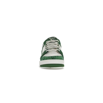 Louis Vuitton LV Trainer Green Denim Minimal Luxury Street Style