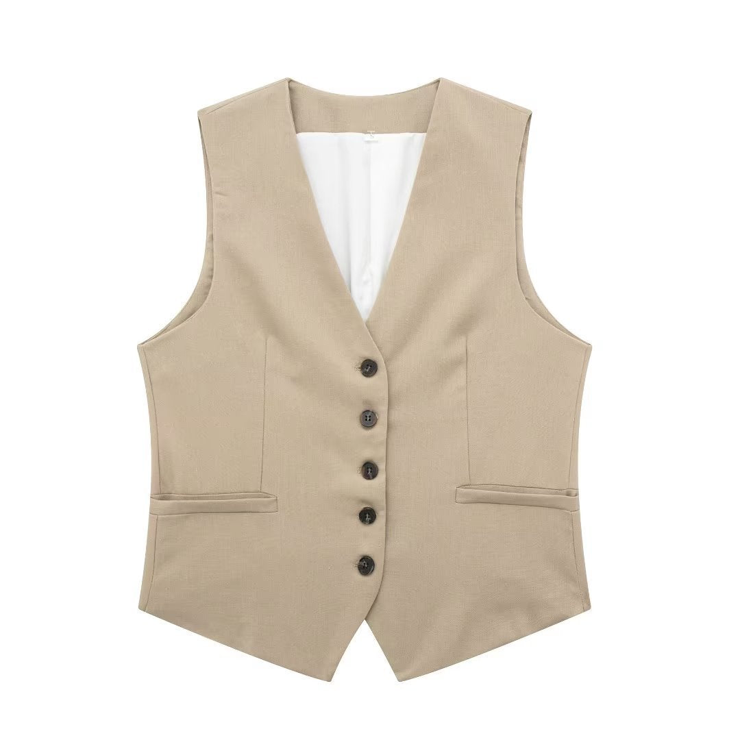 Women Vest Shorts With Suit