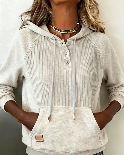 Madeline - Casual Hoodie with Long Sleeves