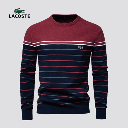 LACOSTE™ Striped Knit Sweater