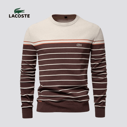 LACOSTE™ Striped Knit Sweater