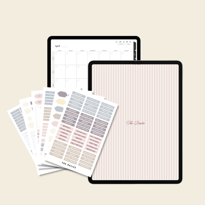 Undated Digital Planner Bundle for Moms