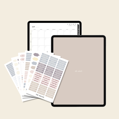 Undated Digital Planner Bundle for Moms